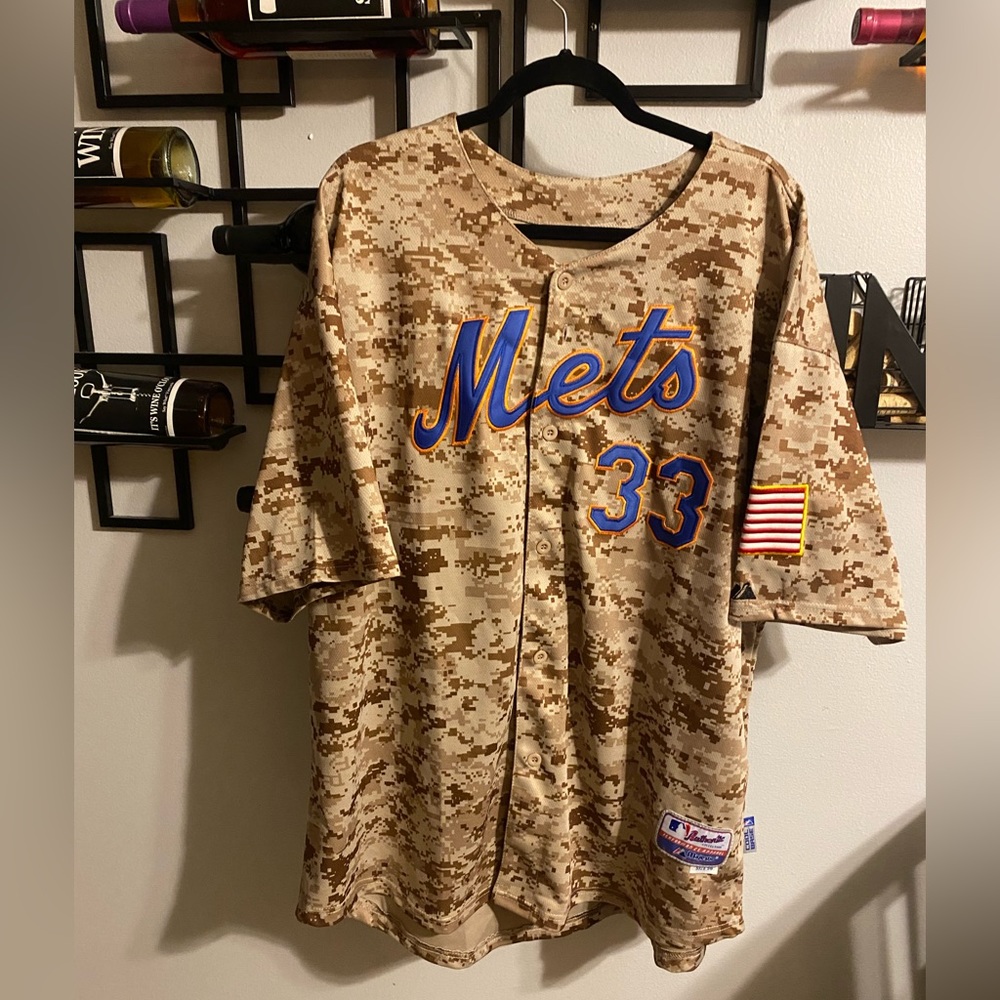 New York Mets Matt Harvey camouflage Jersey